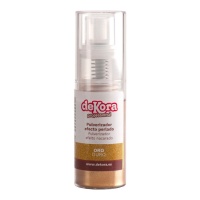 Spray comestible dorado efecto perlado de 10 gr - Dekora