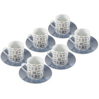 Taza de café de 90 ml Hidráulico - 6 servicios