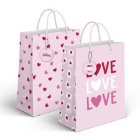 Bolsa de regalo de Sweet Love de 45 x 33 x 10 cm - 1 unidad