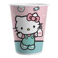 Vasos de Hello Kitty candy de 200 ml - 8 unidades