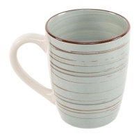 Taza de 350 ml azul vintage