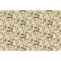 Mantel de BBQ de 1,80 x 1,20 m