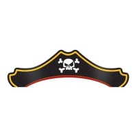 Sombreros de piratas - 8 unidades