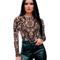 Body de tatuajes satánicos