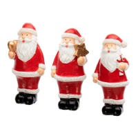 Figura decorativa de Papá Noel - 1 unidad