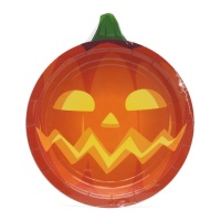 Plato de calabaza de 18 cm - 6 unidades