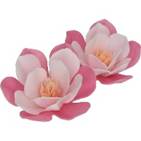 Oblea de flores de Magnolia tamaños surtidos - FunCakes - 6 unidades