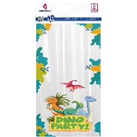 Bolsas de chucherías de Dino Party de 29 x 13 cm - 10 unidades