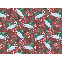 Papel de regalo de coche navideño de 2 x 0,70 m