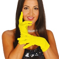 Guantes de colores cortos de 20 cm