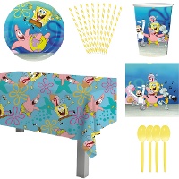 Pack para fiesta de Bob Esponja - 8 personas
