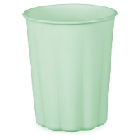 Vasos de 220 ml ondulados reutilizables - 4 unidades