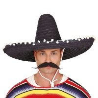 Sombrero de mejicano de 60 cm con borlas