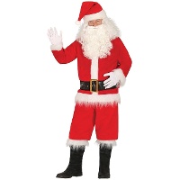 Disfraz de Papá Noel de lujo