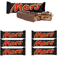 Mars de chocolate con leche y caramelo - 6 unidades