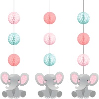 Colgantes decorativos de Elephant Baby - 3 unidades