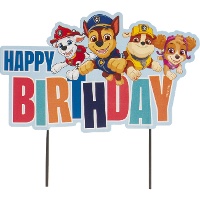 Topper de Happy Birthday de la Patrulla Canina - Dekora