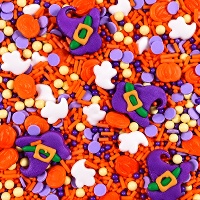 Sprinkles de Bruja Traviesa de Halloween de 90 gr - Azucren