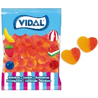 Corazones sabor melocotón - Vidal - 1 kg