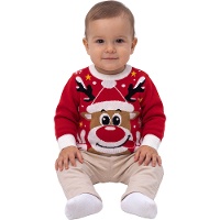 Jersey de Navidad de reno infantil