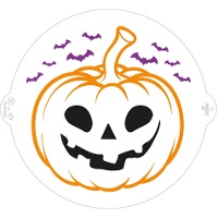 Stencil de calabaza de 25 cm - Decora