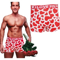 Calzoncillos de corazones para hombre