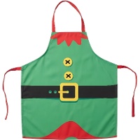 Delantal de elfo navideño divertido