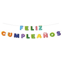 Guirnalda de Feliz Cumpleaños de Dinosaurio Multicolor de 4,00 m