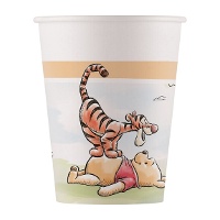 Vasos de Winnie the Pooh en naturaleza de 200 ml - 8 unidades