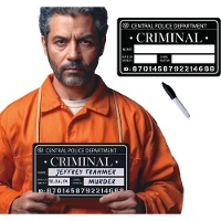 Pizarra de criminal para escribir