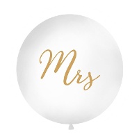 Globo de látex gigante Mrs de 90 cm - PartyDeco - 1 unidad