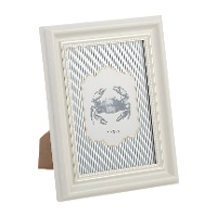 Marco para foto de 13 x 18 cm blanco estilo vintage