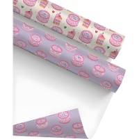 Papel de regalo de pasteles de 2 x 0,70 m - 1 unidad