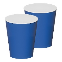 Vasos de 270 ml de colores - 8 unidades