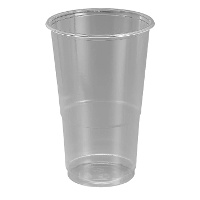 Vasos de 250 ml de plástico transparente - 50 unidades