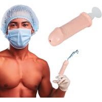 Jeringuilla con forma de pene de 16 cm