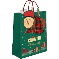 Bolsa regalo de 14 x 11,5 x 6,7 cm de Tió de Nadal