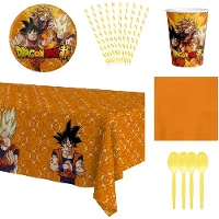 Pack para fiesta de Dragon Ball - 8 personas