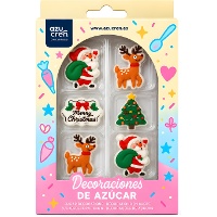 Figuras de azúcar de Christmas Magic - Azucren - 8 unidades