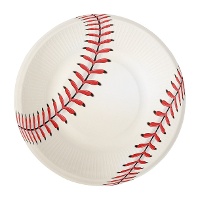 Platos de Béisbol de 18 cm - 8 unidades