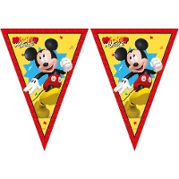 Banderín de Mickey Mouse rojo