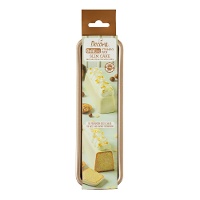 Molde rectangular de 26 x 8 x 5,8 cm para pan rosa dorado - Decora