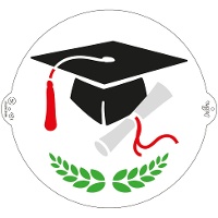 Stencil de Graduación de estudiantes de 25 cm - Decora