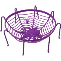Bol de telaraña con patas de araña de 26 x 10 cm - 1 unidad