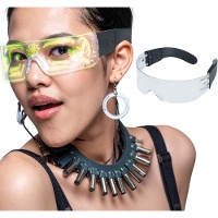 Gafas futuristas con LED