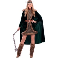 Disfraz de Vikingo noruego para mujer