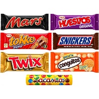 Pack de snacks de chocolate - 7 snacks