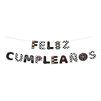 Guirnalda de Feliz Cumpleaños Racing de 4,00 m