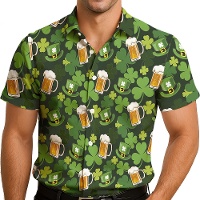 Camisa disfraz de San Patricio para hombre