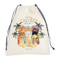 Saco de regalos de Reyes Magos de 34 x 25 cm